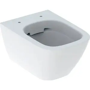 Унитаз GEBERIT Smyle Square Rimfree подвесной, короткий выпуск, без ободка (модель 500.379.01.1)