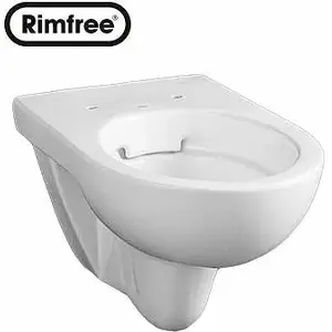 Подвесной унитаз Koło Nova Pro Rimfree M33120, безободковый, настенный