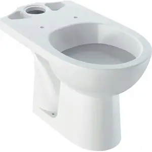 Toilet bowl GEBERIT Selnova standing, funnel outlet, B36cm H39cm T67cm, horizontal discharge