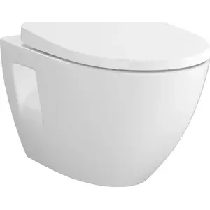 Унитаз CERSANIT MODUO S701-725 с сиденьем MODUO SLIM с обёрткой и мягким закрыванием