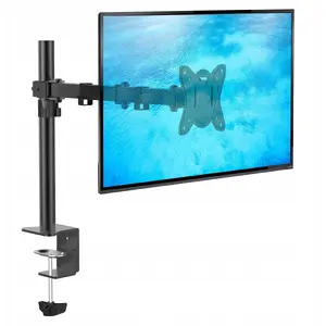 Galda stiprinājums monitoram Fiber Novelty FN401 10"–32", vienas rokas, VESA saderīgs