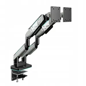 Monitor mount Diablo Chairs X-Arm Dual — dual-arm stand for two 49-inch displays, grey-black RGB