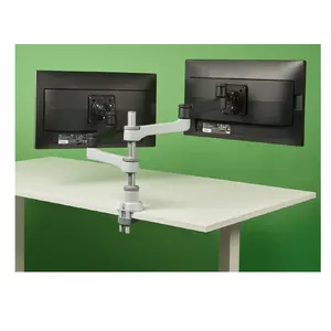 R-Go Tools Monitor arm R-Go Zepher Dual, for two monitors, fully adjustable, 0- 8 kg load capacity, 100% circular, black