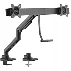 Monitor desk mount Brateck LDT69-C022 gas spring — single monitor arm, desk clamp, VESA compatible