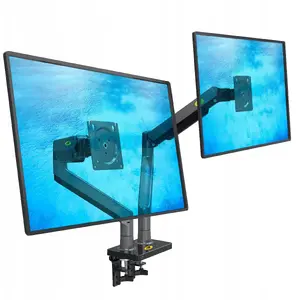 Galda stiprinājums 2 monitoriem 22"–32" Fiber Novelty G35 — divu roku regulējama statīva