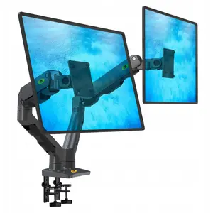 Desk mount for 2 monitors North Bayou G65 — supports 27"–34" screens, dual-arm monitor stand