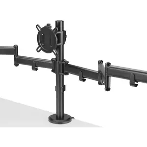 Galda stiprinājums One For All DM2310 3 monitoriem 13–27" līdz 8 kg VESA 75x75–100x100 melns