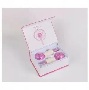 Facial massage roller set eCarla ROL03 — 2-piece cooling-effect roller for face