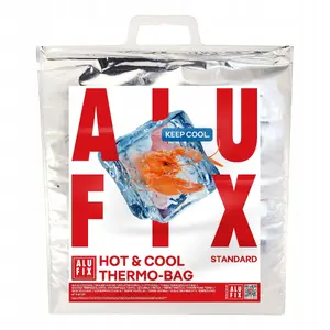 Thermal bag Alufix model BS-AX-000935, PET material, with handle, 47×47 cm