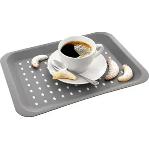 Serving Tray ORION 33×23 cm, gray — kitchen tray for serving