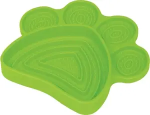Nobby pet treat mat 'Paw' 21×19 cm, green – Nobby VAT018120