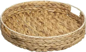 Decorative Round Serving Tray with Handles – 5_five (model 162085)