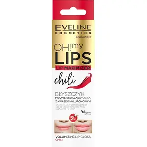 Lip gloss Eveline Oh! My Lip Maximizer Chili — plumping gloss, shade Chili