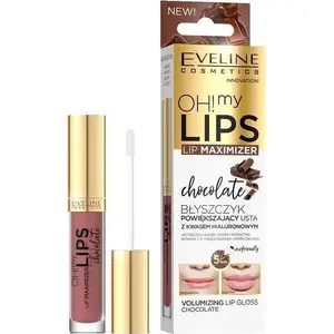 Lip plumping gloss Eveline Oh My Lip Maximizer — Chocolate shade
