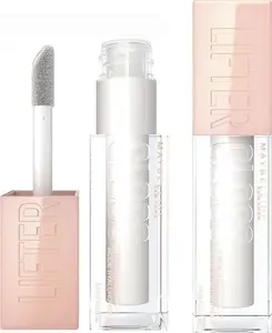 Lip gloss Maybelline Lifter Gloss 001 Pearl, sheer glossy finish, illuminating pearl shade