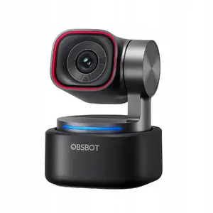 Webkamera Obsbot Tiny 3 PTZ 4K — kompakta 4K PTZ kamera straumēšanai un konferences