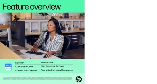 HP 625 FHD Tīmekļa kamera Photo 18