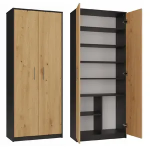 Topeshop OLIV 2D ANT/ART KPL офисный книжный шкаф