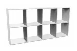 Topeshop MALAX 2X4 BIEL книжный шкаф для гостиной