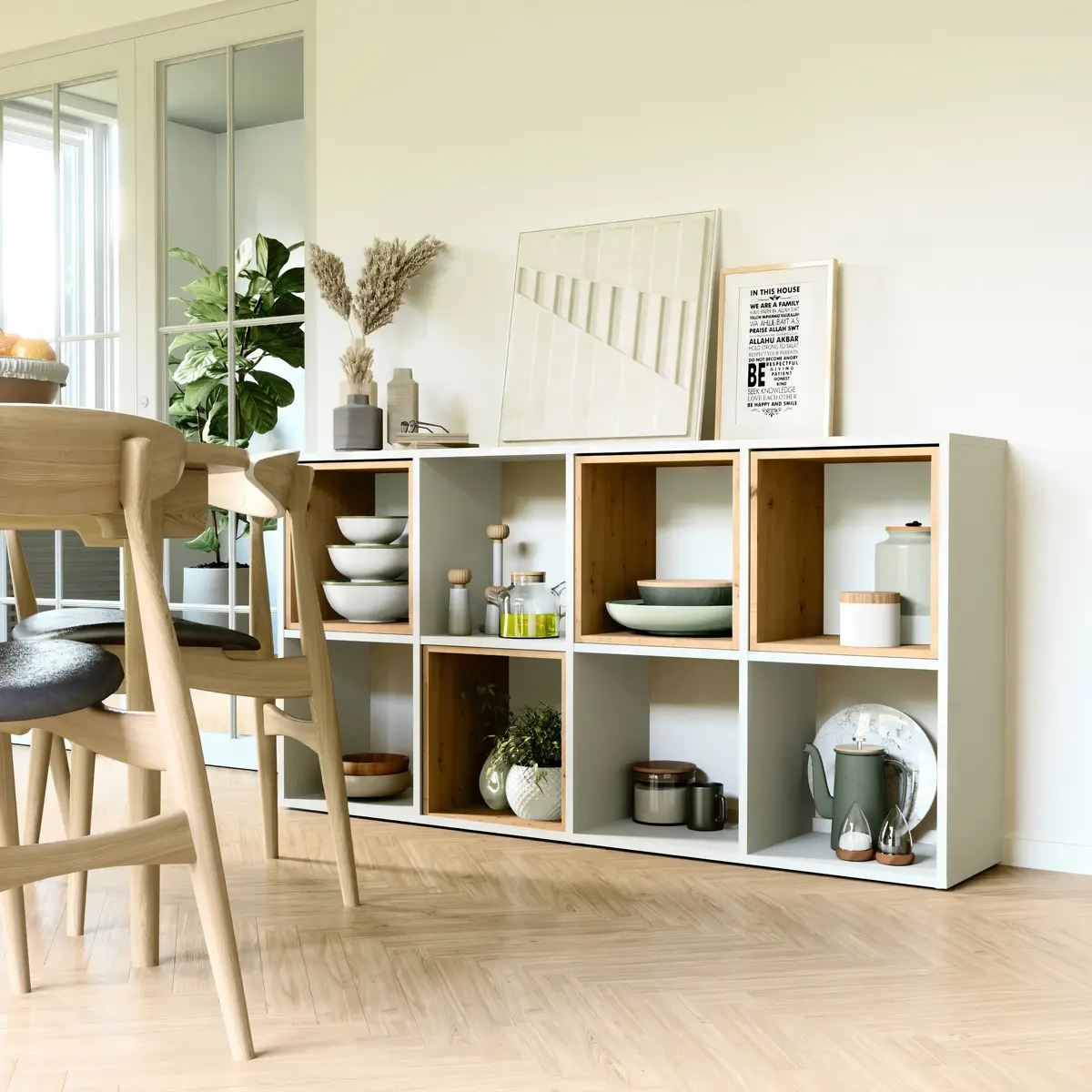 Topeshop MALAX 2X4 BIEL living room bookcase MALAX 2X4 BIEL Photo 2