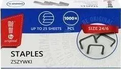 Staples MemoBe 24/6 — standard office staples for staplers (box)