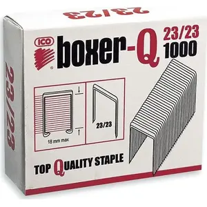 Скобы ICO Boxer Zszywki 3/23 оцинкованные 1000 шт