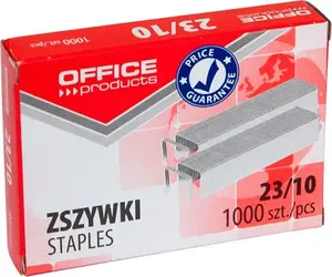 Скобы Office Products 23/10, 1000 шт., для мощных степлеров