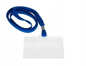 Badge ID with lanyard GEKO 92×59 mm pack — 10 pieces (box of 1000)