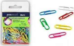 Polsirhurt Spinacz 28 — Polsirhurt 913080, pack of mixed-color paper clips