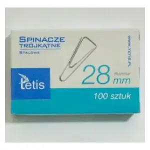 Triangle Paper Clips 28 mm Tetis Spinacze trójkątne 28mm