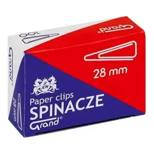 Triangle Paper Clips Grand T28, pack of 100, metal triangular design
