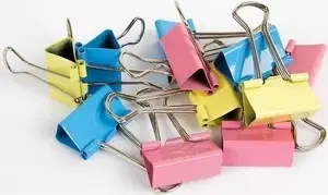 Paper clips FANDY 25 mm colored, pack of 48 pieces