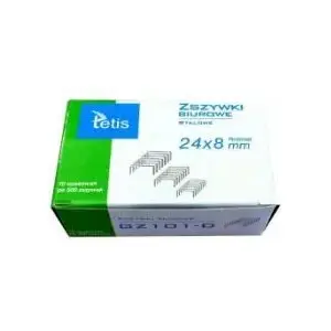 Канцелярские скобы Tetis 24 x 8 мм для стандартных степлеров, упаковка (WIKR-1053188)