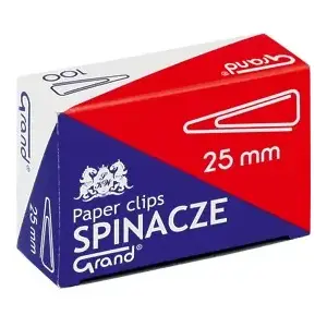 Triangle Paper Clip Grand T25, pack of 100 – metal triangular binder clips