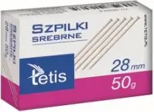 Staples Tetis Szpilki srebrne 28mm — Tetis 28 mm silver pins