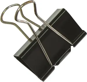 Binder Clips Office Products, 25 mm, pack of 12, black