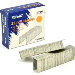 Скобы KW-triO 23/23 (модель 023N) для мощного степлера, длина 23 мм, упаковка 1000 шт