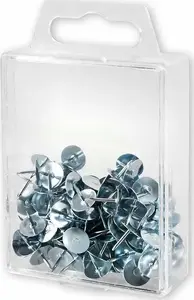 Push Pins Victory Office Product metal push pins 100 pcs in hanging plastic container