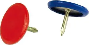 Push Pins Milan model 157739 – coated plastic heads, 70 pieces