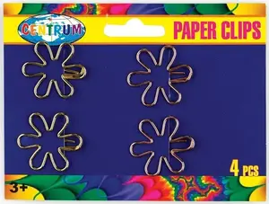 Paper clips Centrum Flower 25 x 29 mm, pack of 4 (model 379806)