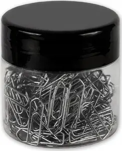 Paper Clips Victory Office Product triangular 26 mm, 250 pcs – small jar