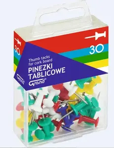Pack of Grand Pinezki kolorowe 197813 — colored push pins, assorted colors