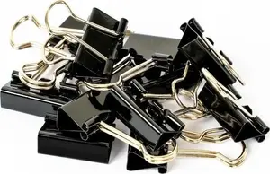 FANDY Clips 32 mm, pack of 12 – fastening clips for general use