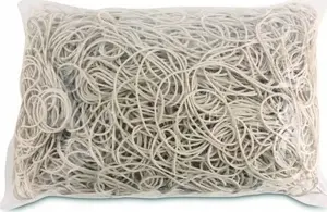 Rubber bands Office Products, diameter 100 mm, cross-section 1.3×4 mm, 60% rubber, weight 1000 g, pack, white