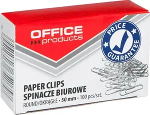 Binder clips office products 50 mm, pack of 100, silver — metal spring clamp