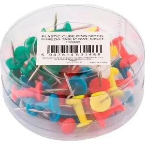 D.Rect push pins D.RECT set — 50 pieces, model 300596