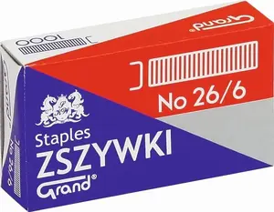 Скобы для степлера Grand 26/6 упаковка (1000 шт × 10) – Grand 325263
