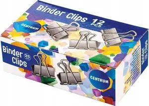 Binder Clips Centrum 25 mm, pack of 12 — Centrum CE80245