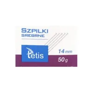 Tetis Szpilki 14 mm 50 g — pack of galvanised finishing nails