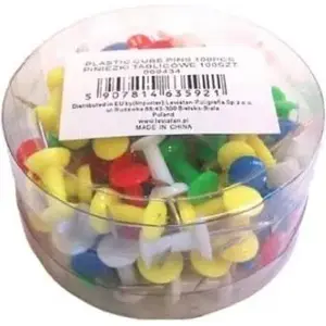 D.Rect Pinezki tablicowe 240407 — pack of push pins for bulletin boards